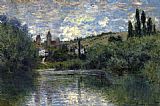 View of Vetheuil 1 by Claude Monet